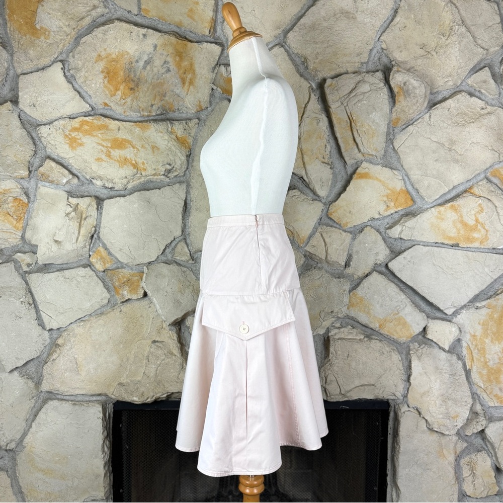 Givenchy 1990s Circle Skirt Pale Pink | FR38, US6 - Picture 2 of 6